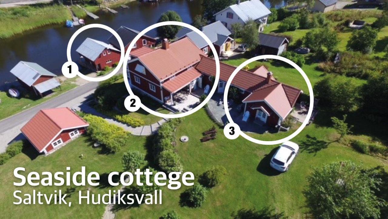 Seaside Cottage House Nr 1, Saltvik Hudiksvall Bagian luar foto